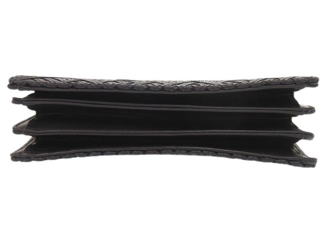 Borsa in pelle nera Bottega Veneta Nero - vista 3