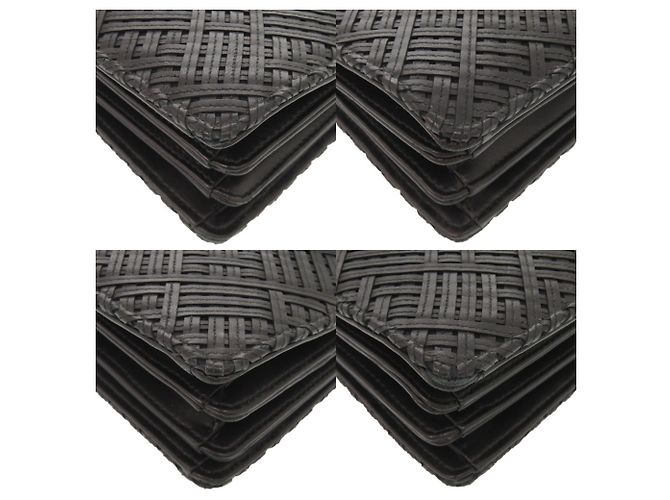 Borsa in pelle nera Bottega Veneta Nero - vista 4