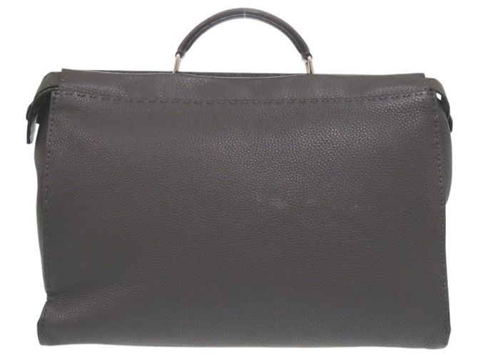 Borsa in pelle Fendi 2 in 1 Selleria Peekaboo Monster Bugseye - vista 3