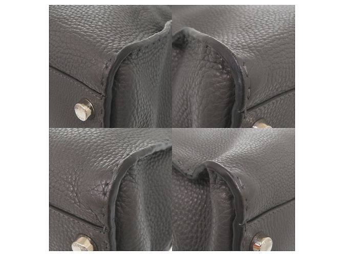 Borsa in pelle Fendi 2 in 1 Selleria Peekaboo Monster Bugseye - vista 5