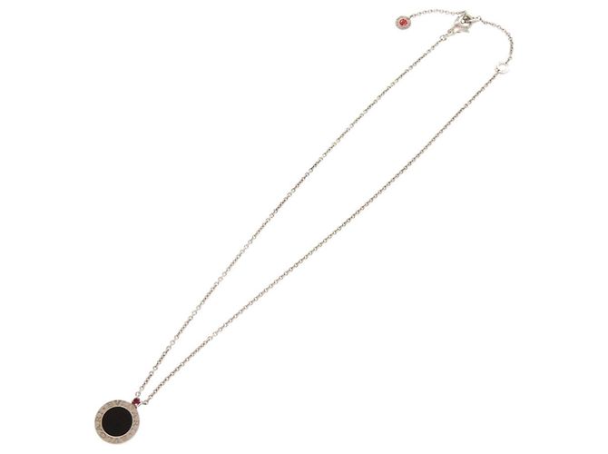 Bulgari Collana Bvlgari Save the Children in argento sterling 925 con onice e rubino Nero - vista 3