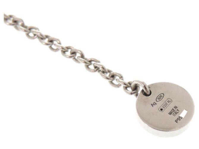 Bulgari Collana Bvlgari Save the Children in argento sterling 925 con onice e rubino Nero - vista 7