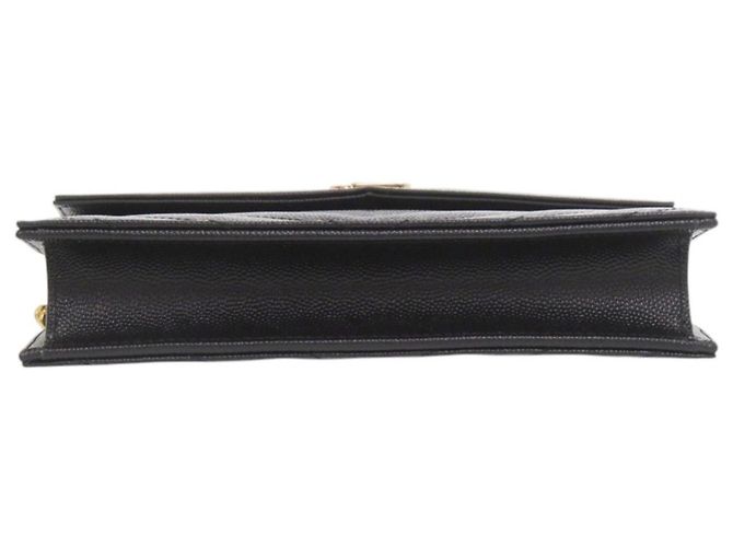 Borsa a spalla in pelle nera Yves Saint Laurent Nero - vista 4