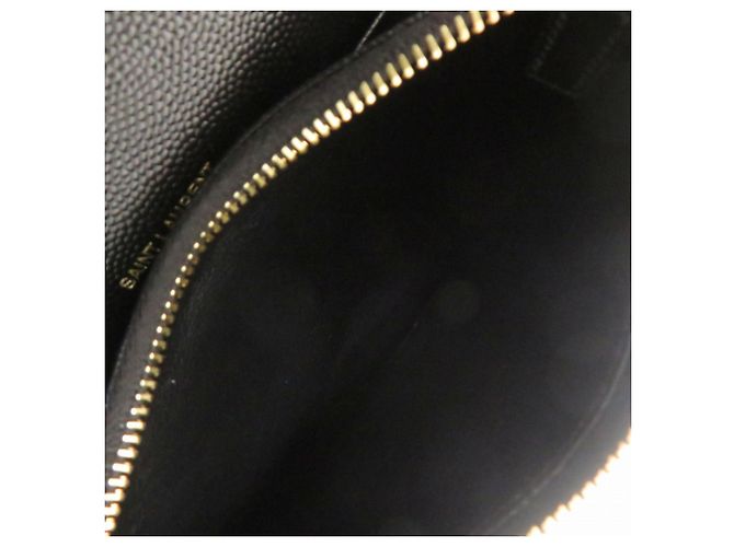 Borsa a spalla in pelle nera Yves Saint Laurent Nero - vista 7