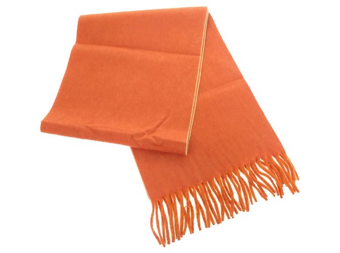 Stola in cashmere Hermès arancione - vista 2