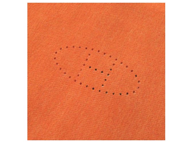 Stola in cashmere Hermès arancione - vista 4