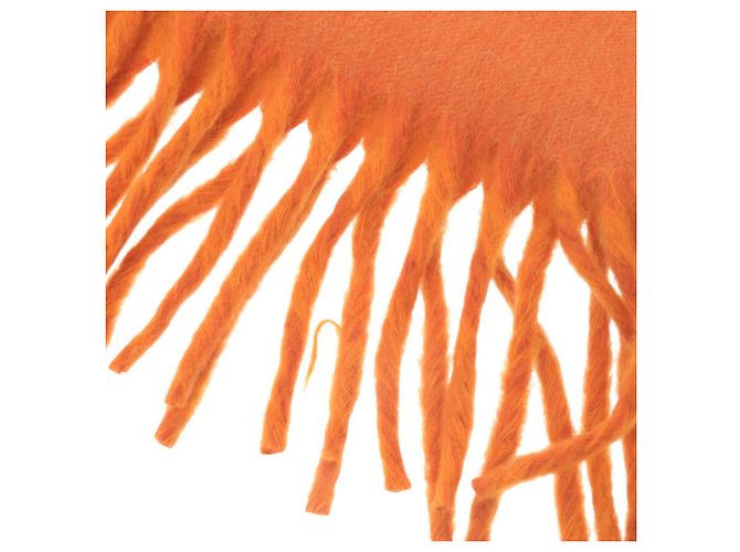 Stola in cashmere Hermès arancione - vista 7