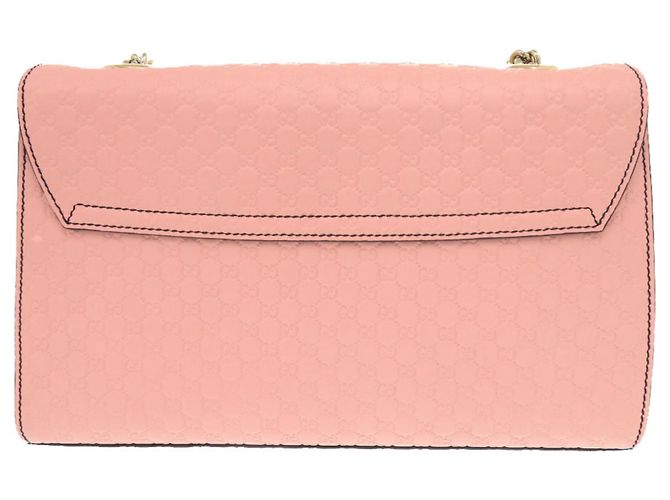Borsa a Spalla Gucci Emily in Pelle Micro Guccissima Rosa - vista 2