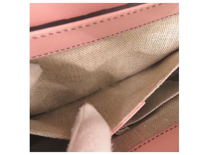Borsa a Spalla Gucci Emily in Pelle Micro Guccissima Rosa - vista 7