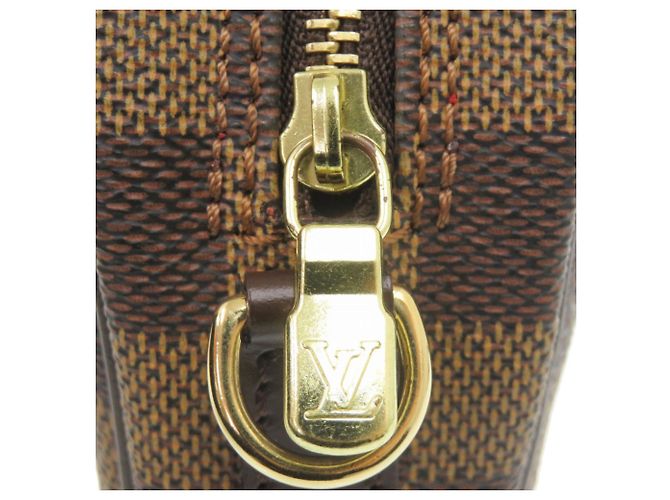 Pochette Ipanema Damier Louis Vuitton Marrone - vista 7