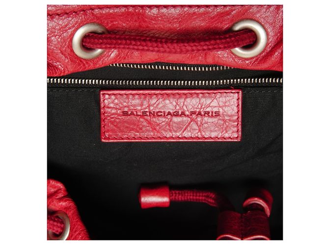 Everyday Balenciaga Klassischer Reiserrucksack Rot - Ansicht 11