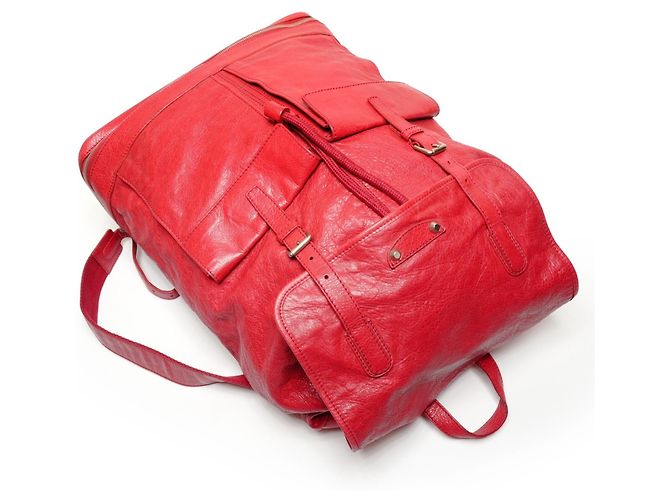 Everyday Balenciaga Klassischer Reiserrucksack Rot - Ansicht 9