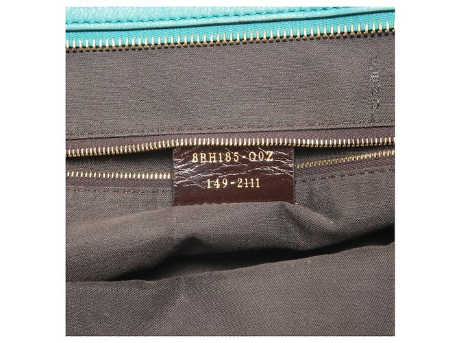 Fendi Pequin Canvas Schultertasche Braun - Ansicht 10
