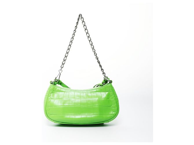 Borsa a spalla mini Le Cagoule di Balenciaga Verde - vista 2