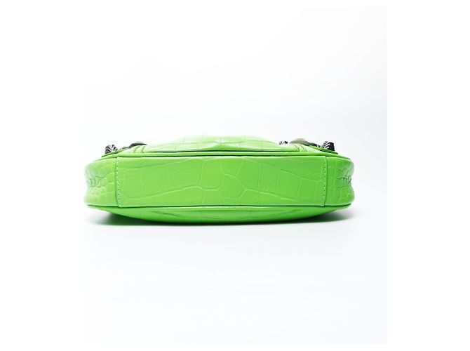 Borsa a spalla mini Le Cagoule di Balenciaga Verde - vista 7