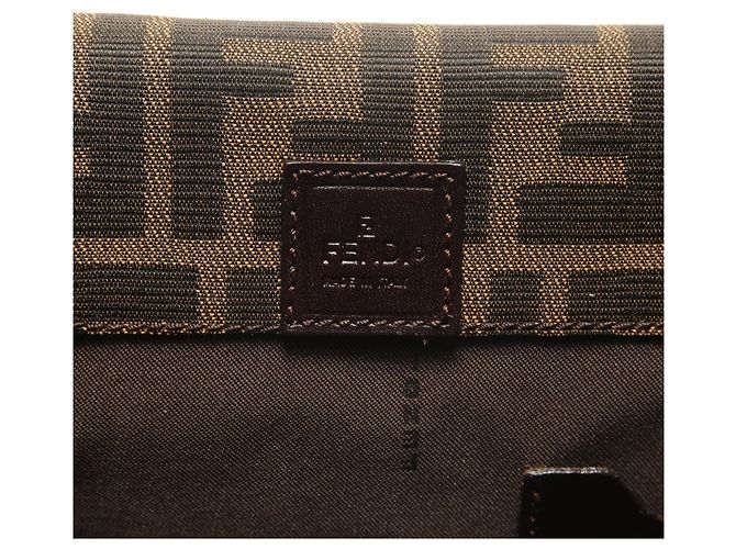 Fendi Zucca Canvas Aktentasche Braun - Ansicht 10