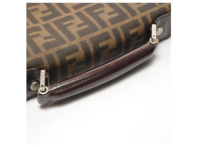 Fendi Zucca Canvas Aktentasche Braun - Ansicht 12