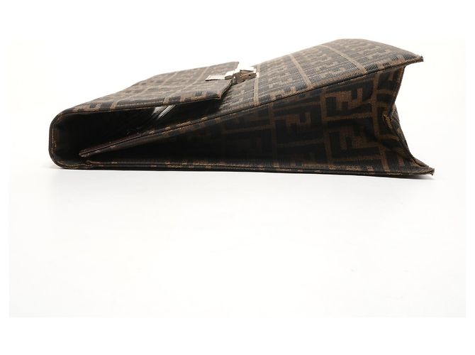 Fendi Zucca Canvas Aktentasche Braun - Ansicht 3