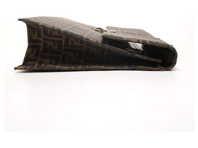 Fendi Zucca Canvas Aktentasche Braun - Ansicht 4