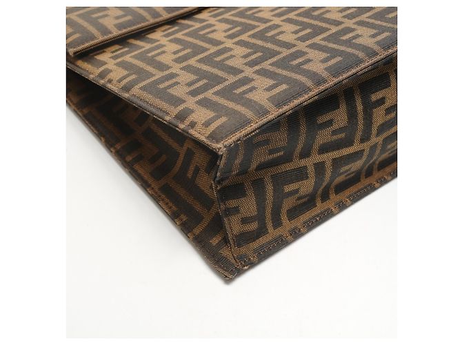 Fendi Zucca Canvas Aktentasche Braun - Ansicht 5