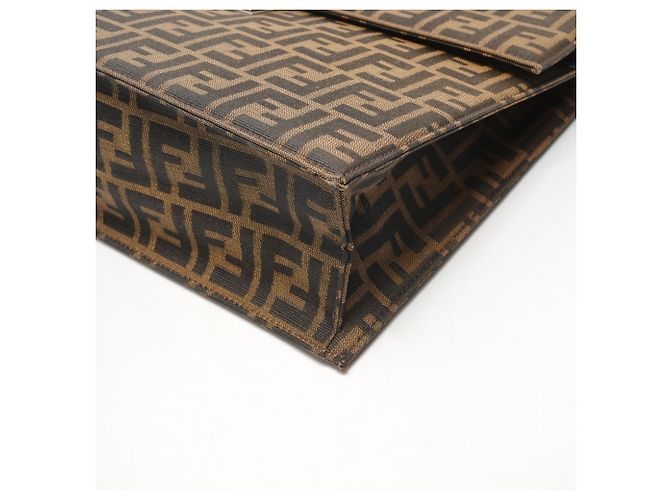Fendi Zucca Canvas Aktentasche Braun - Ansicht 6