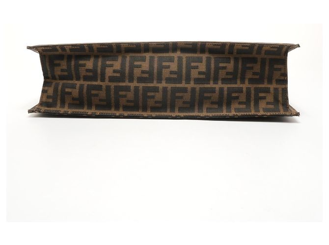Fendi Zucca Canvas Aktentasche Braun - Ansicht 7