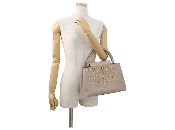 Borsa in pelle Capucines MM di Louis Vuitton - vista 4