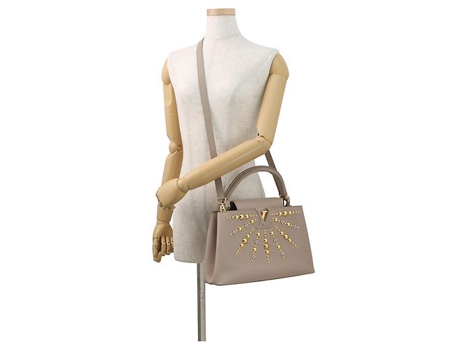 Borsa in pelle Capucines MM di Louis Vuitton - vista 5