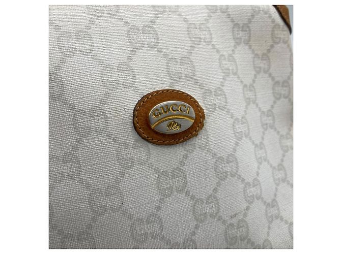 Bolso tote de la línea Cambon de Chanel Castaño Blanco - vista 17