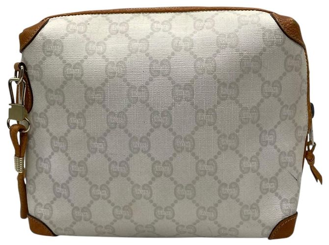 Bolso tote de la línea Cambon de Chanel Castaño Blanco - vista 3