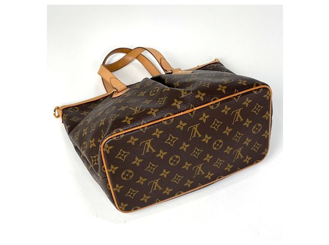 Borsa a Spalla 2 in 1 Louis Vuitton Palermo PM Marrone - vista 2