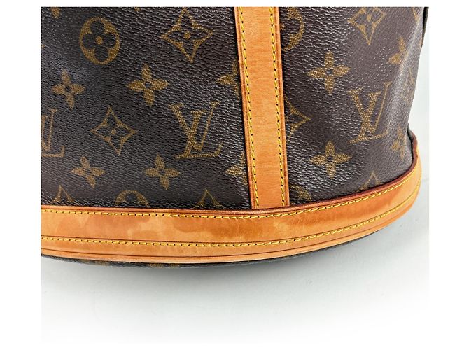 Borsa a Spalla Bucket GM Louis Vuitton Marrone - vista 4