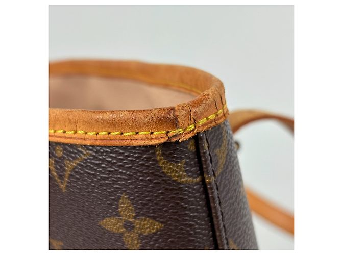 Borsa a Spalla Bucket GM Louis Vuitton Marrone - vista 7
