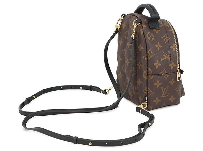 Zaino MINI Palm Springs Monogram Louis Vuitton Nero Monogramma - vista 2