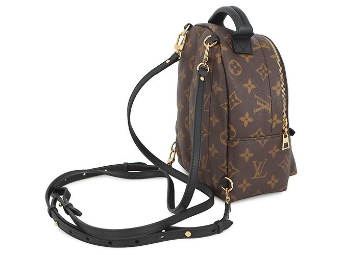 Zaino MINI Palm Springs Monogram Louis Vuitton Nero Monogramma - vista 3