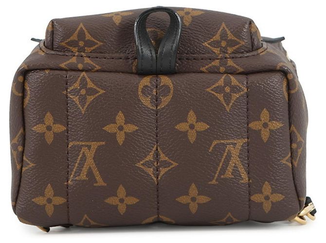 Zaino MINI Palm Springs Monogram Louis Vuitton Nero Monogramma - vista 4