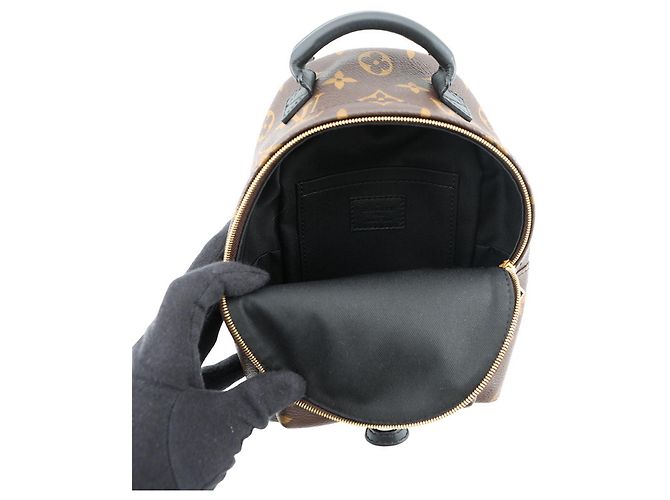 Zaino MINI Palm Springs Monogram Louis Vuitton Nero Monogramma - vista 6