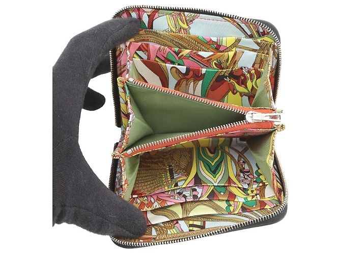 Azap Monedero de cuero Epsom negro Hermès - vista 4