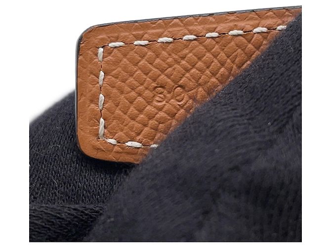 Cintura Hermès Gamma in Nero e Oro D'oro - vista 15