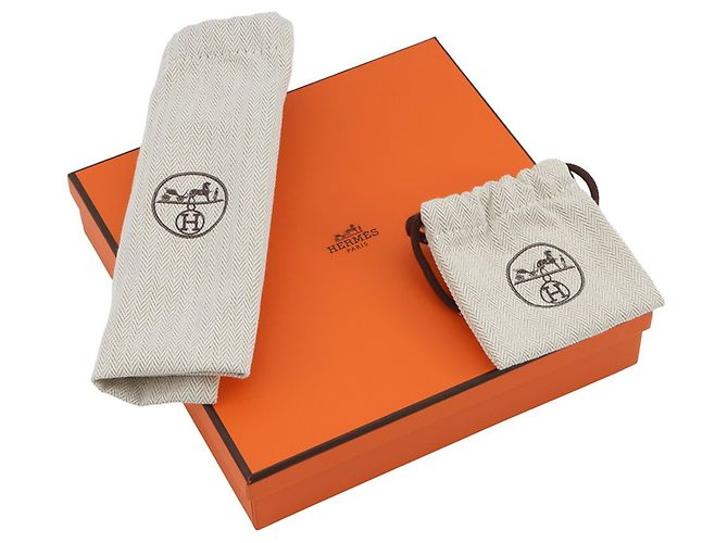 Cintura Hermès Gamma in Nero e Oro D'oro - vista 16