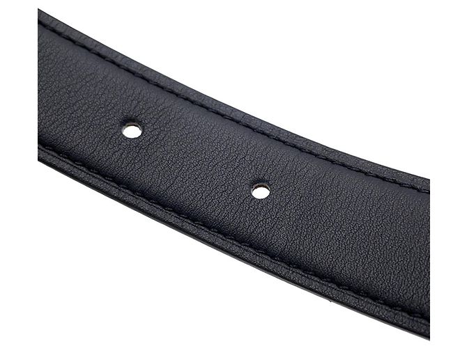 Cintura Hermès Gamma in Nero e Oro D'oro - vista 8