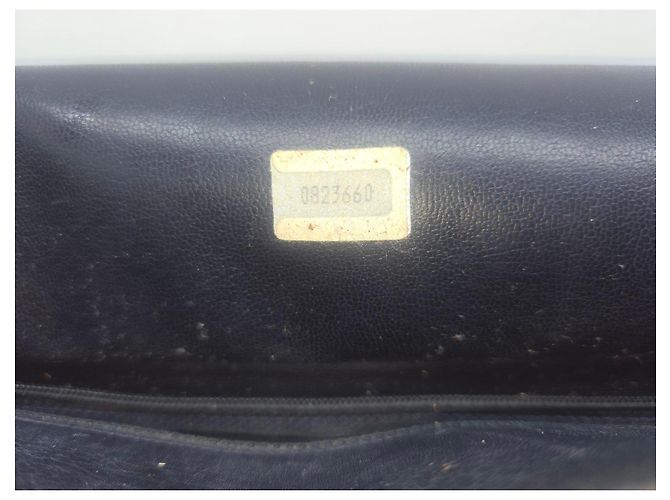 Chanel gesteppte schwarze Leder-Tote - Ansicht 5