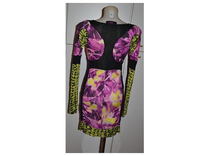 Vestido estampado de viscosa Versus Versace Talla 42 Multicolor - vista 4