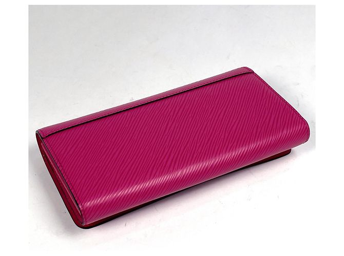 Twist Billetera bifold de cuero Epi rosa intenso Louis Vuitton - vista 2