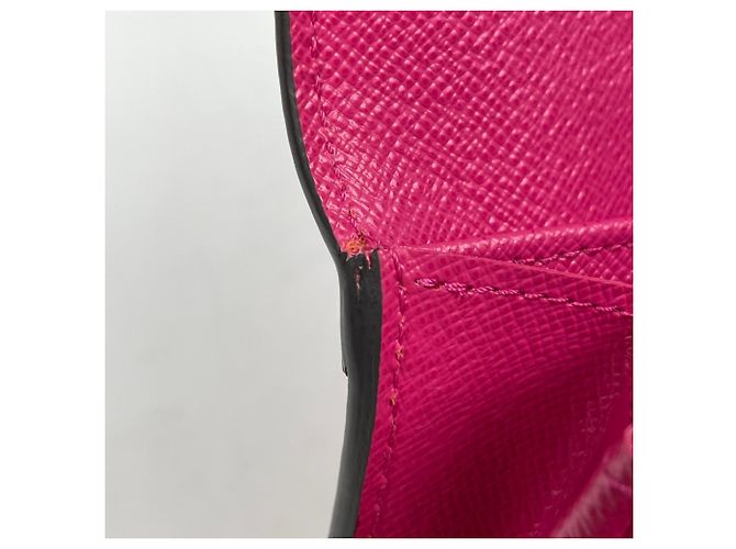 Twist Billetera bifold de cuero Epi rosa intenso Louis Vuitton - vista 4