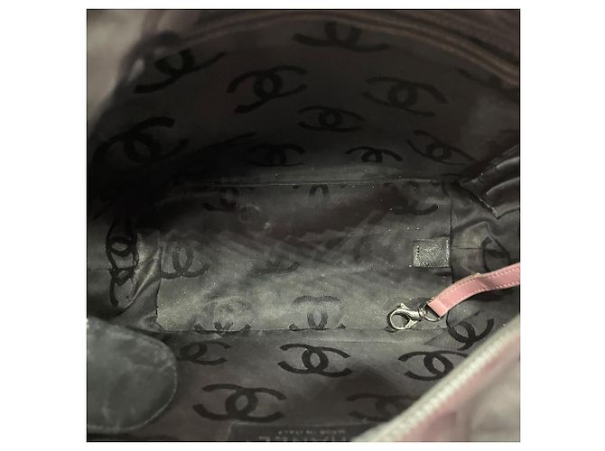 Bolso tote de la línea Cambon de Chanel Negro Rosa - vista 14