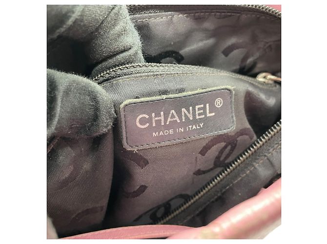 Bolso tote de la línea Cambon de Chanel Negro Rosa - vista 16