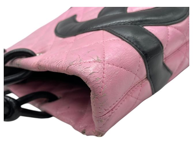 Bolso tote de la línea Cambon de Chanel Negro Rosa - vista 20