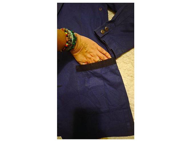 Giacca blu BYBLOS Vis a Vis Viola scuro - vista 7