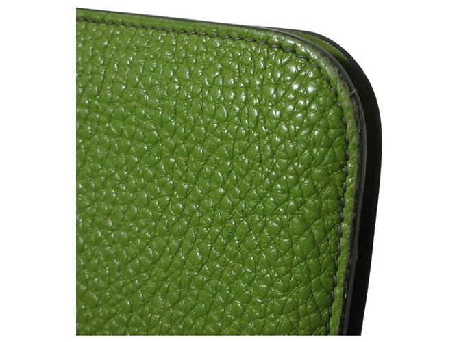 Hermès Hermes Dogon GM Long Wallet in Green - view 11